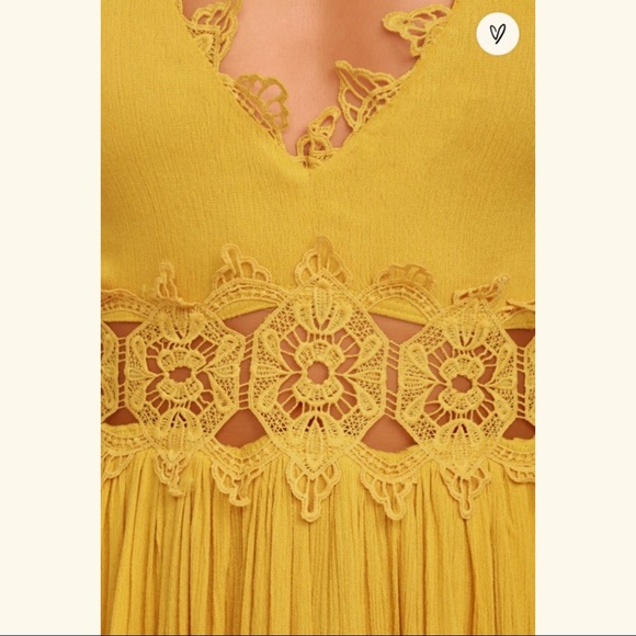 This is Love Mustard Yellow Lace Maxi Dress |Lulus - Picture 3 of 11